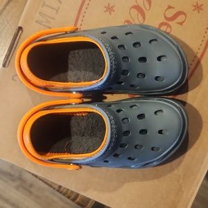 Skechers boys rubber fleece lined clogs